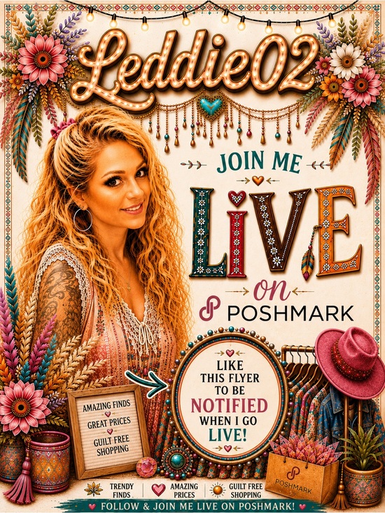 Leddies Closet Other - 🌺✨LIKE TO BE NOTIFIED WHEN I GO LIVE✨🌺